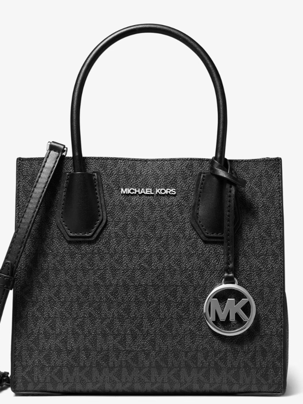 Mercer Medium Logo and Leather Accordion Crossbody Bag